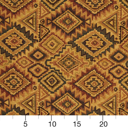 D2018 Abstract & Geometric,Global,Southwestern Aztec Gold & Yellow,Orange & Rust Charlotte Fabrics