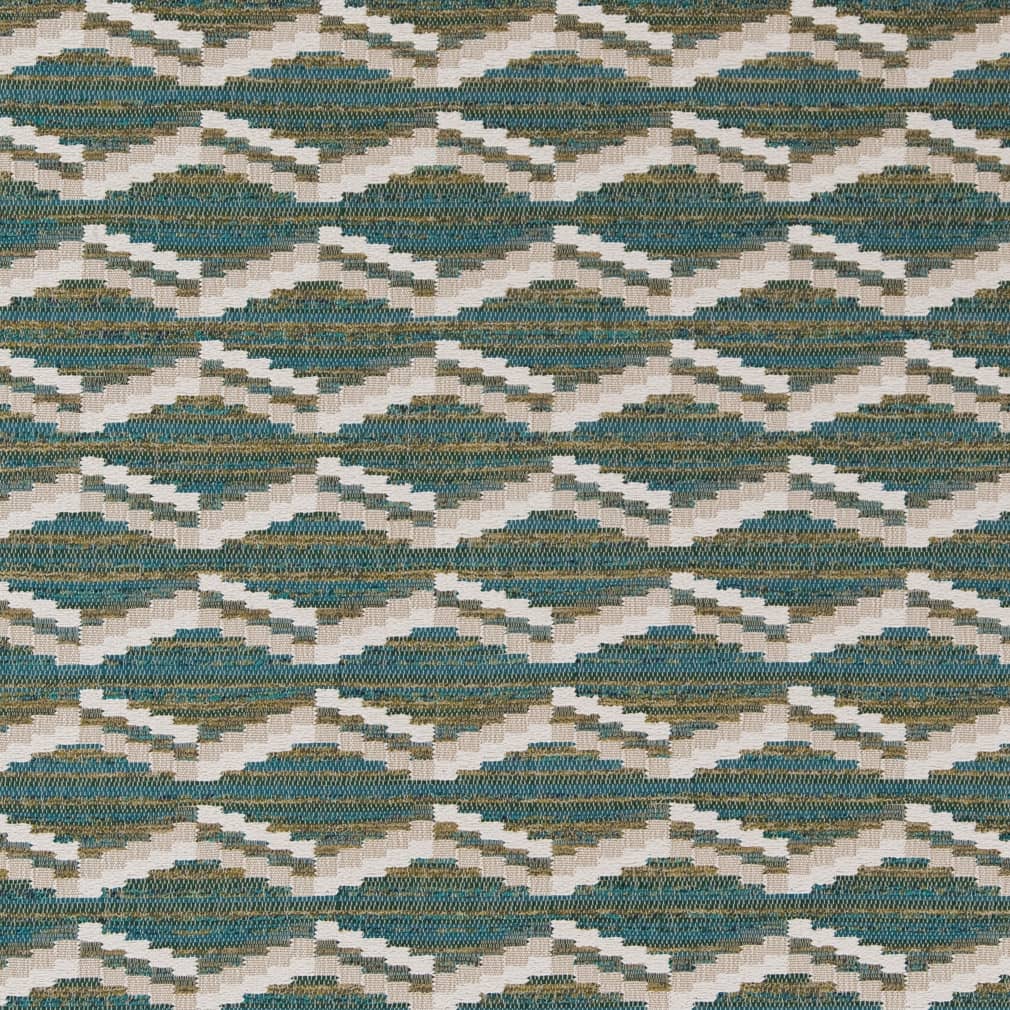 D2021 Abstract & Geometric,Global,Southwestern Gecko Aqua & Teal,Green Charlotte Fabrics