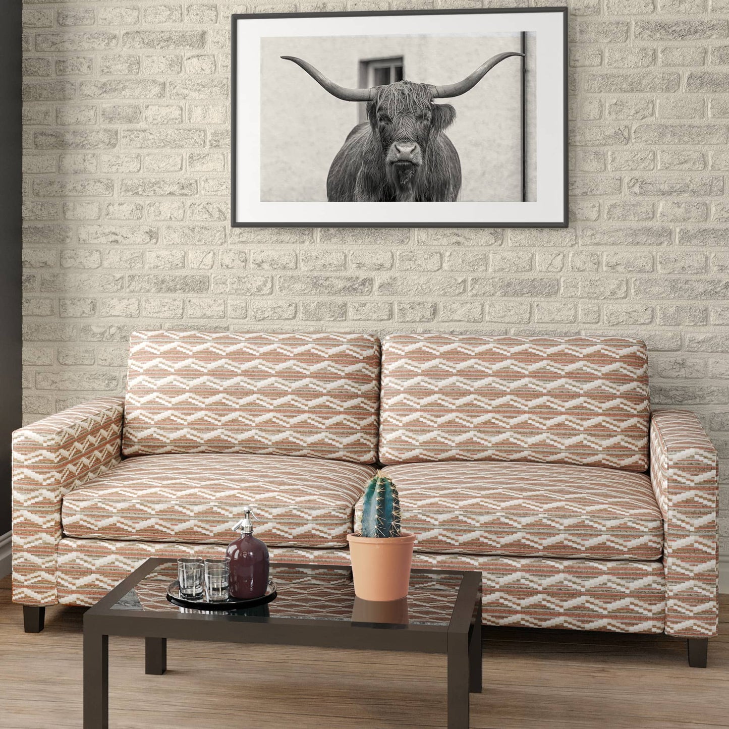 D2022 Abstract & Geometric,Global,Southwestern Clay Brown,Red & Burgundy Charlotte Fabrics