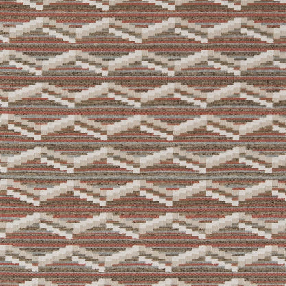 D2022 Abstract & Geometric,Global,Southwestern Clay Brown,Red & Burgundy Charlotte Fabrics