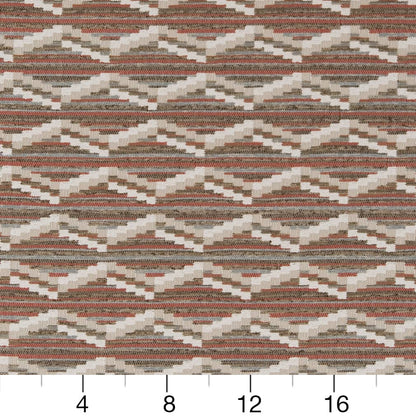 D2022 Abstract & Geometric,Global,Southwestern Clay Brown,Red & Burgundy Charlotte Fabrics