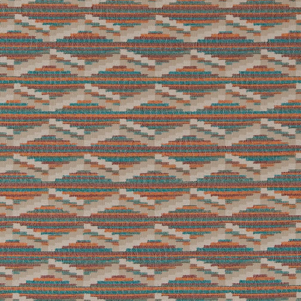 D2023 Abstract & Geometric,Global,Southwestern Navajo Aqua & Teal Charlotte Fabrics