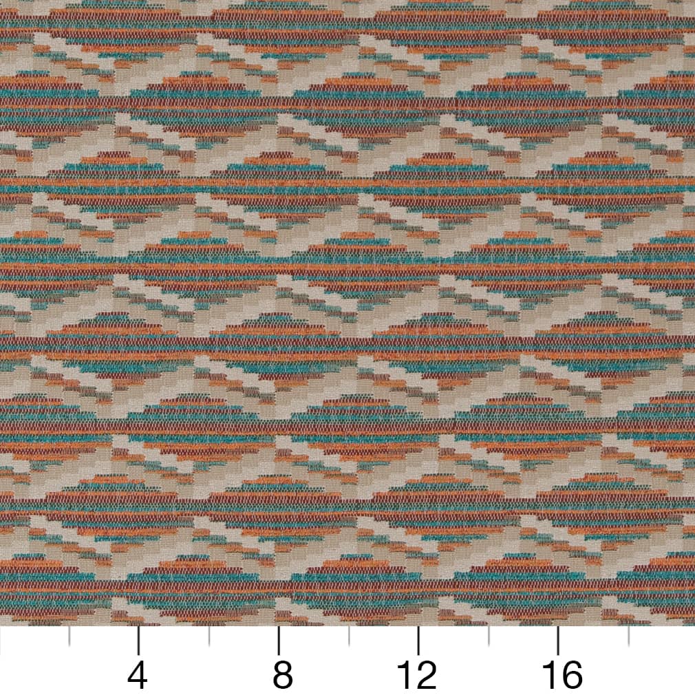 D2023 Abstract & Geometric,Global,Southwestern Navajo Aqua & Teal Charlotte Fabrics