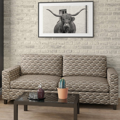 D2024 Abstract & Geometric,Global,Southwestern Graphite Black,Grey & Silver Charlotte Fabrics