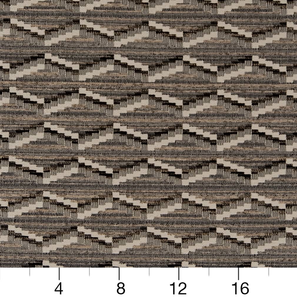 D2024 Abstract & Geometric,Global,Southwestern Graphite Black,Grey & Silver Charlotte Fabrics