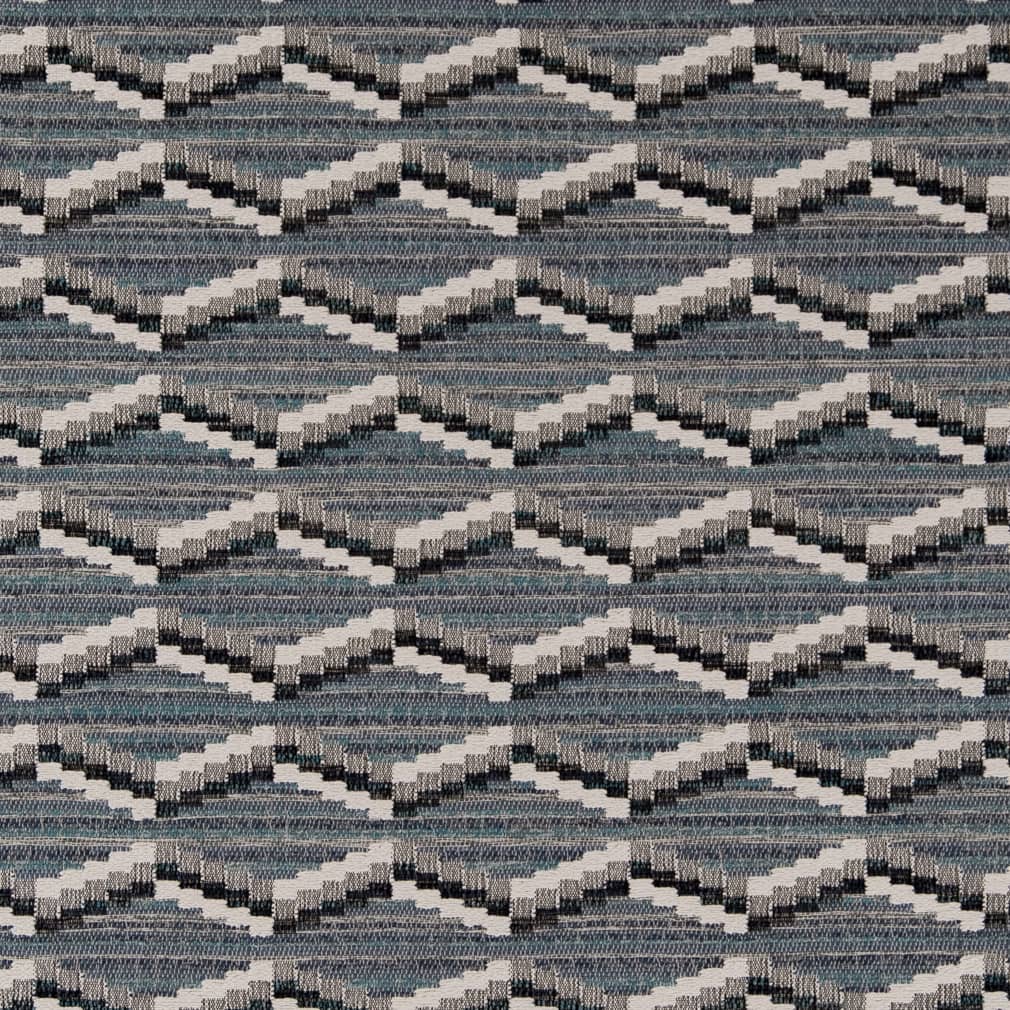 D2025 Abstract & Geometric,Global,Southwestern Azure Blue Charlotte Fabrics