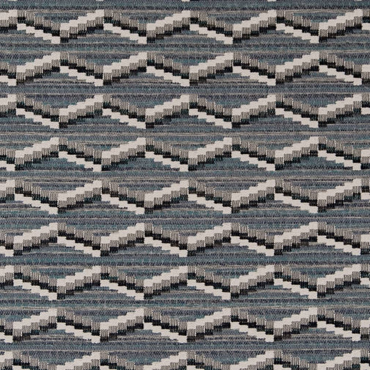 D2025 Abstract & Geometric,Global,Southwestern Azure Blue Charlotte Fabrics