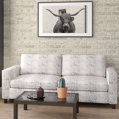D2027 Southwestern Slatestone Grey & Silver Charlotte Fabrics