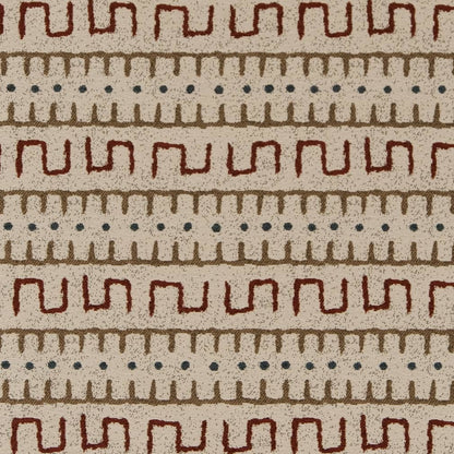 D2032 Abstract & Geometric,Global,Southwestern Brick Beige & Taupe,Red & Burgundy Charlotte Fabrics