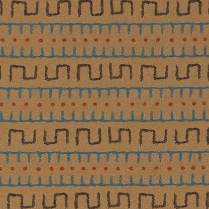 D2033 Abstract & Geometric,Global,Southwestern Camel Aqua & Teal,Gold & Yellow Charlotte Fabrics
