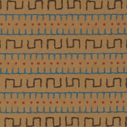D2033 Abstract & Geometric,Global,Southwestern Camel Aqua & Teal,Gold & Yellow Charlotte Fabrics