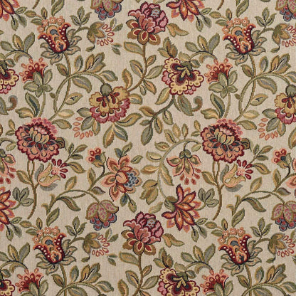D2040 Floral Spring Coral & Peach,Pink Charlotte Fabrics