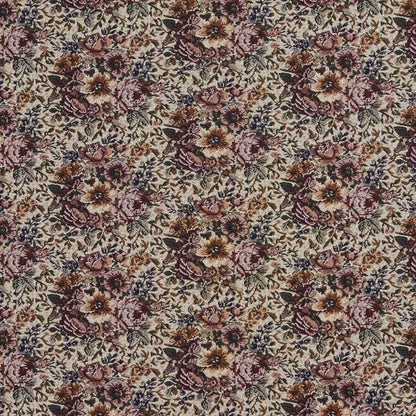 D2041 Floral Bouquet Pink,Red & Burgundy Charlotte Fabrics