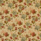 D2042 Floral Garden Orange & Rust Charlotte Fabrics