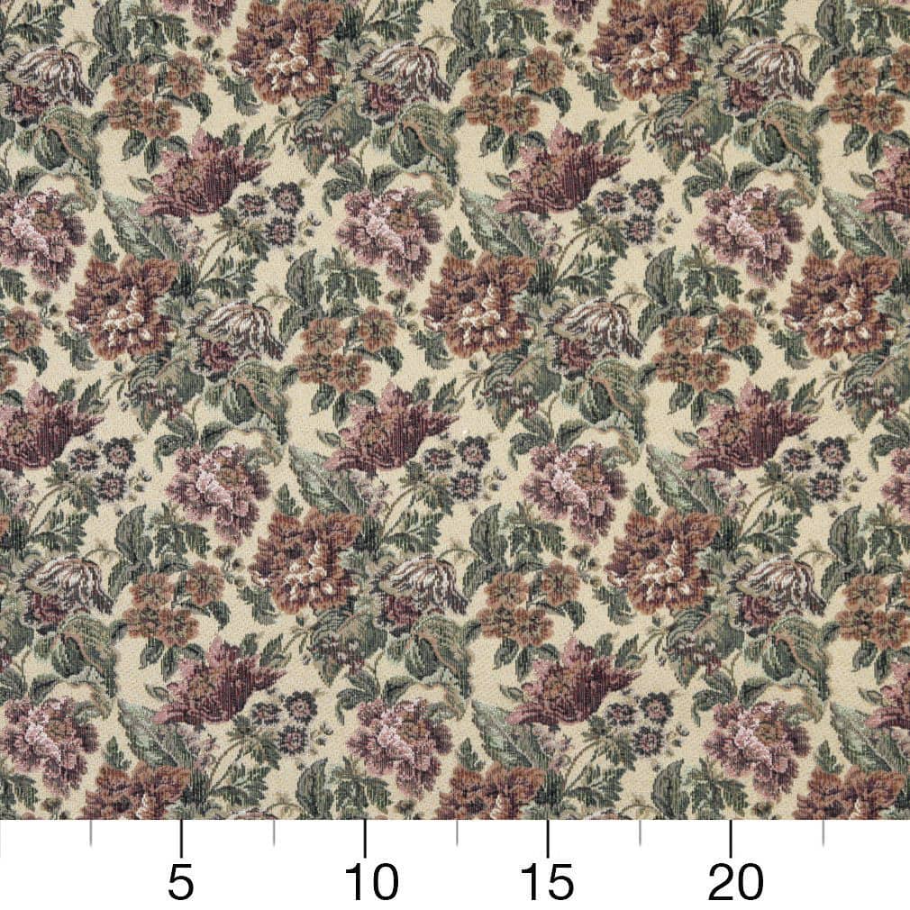 D2046 Floral Rosewood Pink Charlotte Fabrics