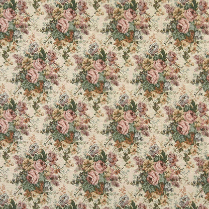 D2047 Floral Antique Rose Pink Charlotte Fabrics