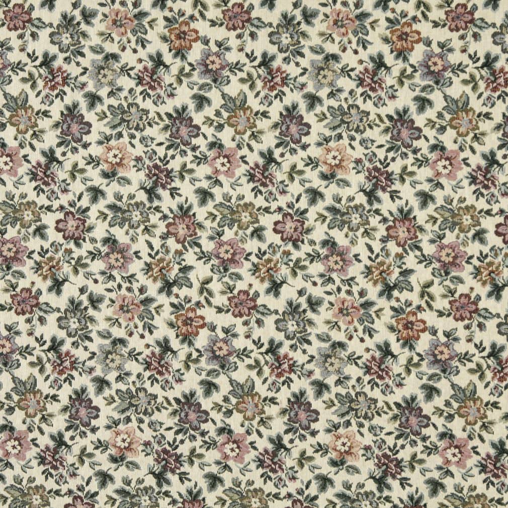 D2049 Floral Heather Pink,Red & Burgundy Charlotte Fabrics