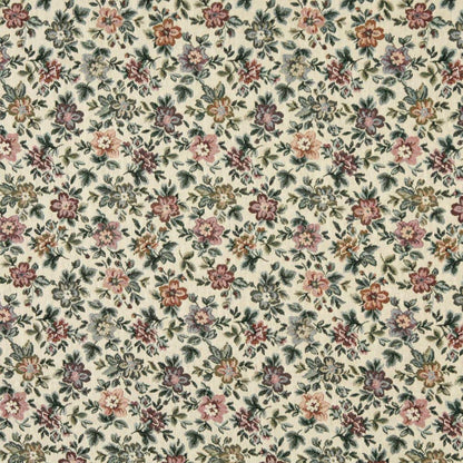 D2049 Floral Heather Pink,Red & Burgundy Charlotte Fabrics