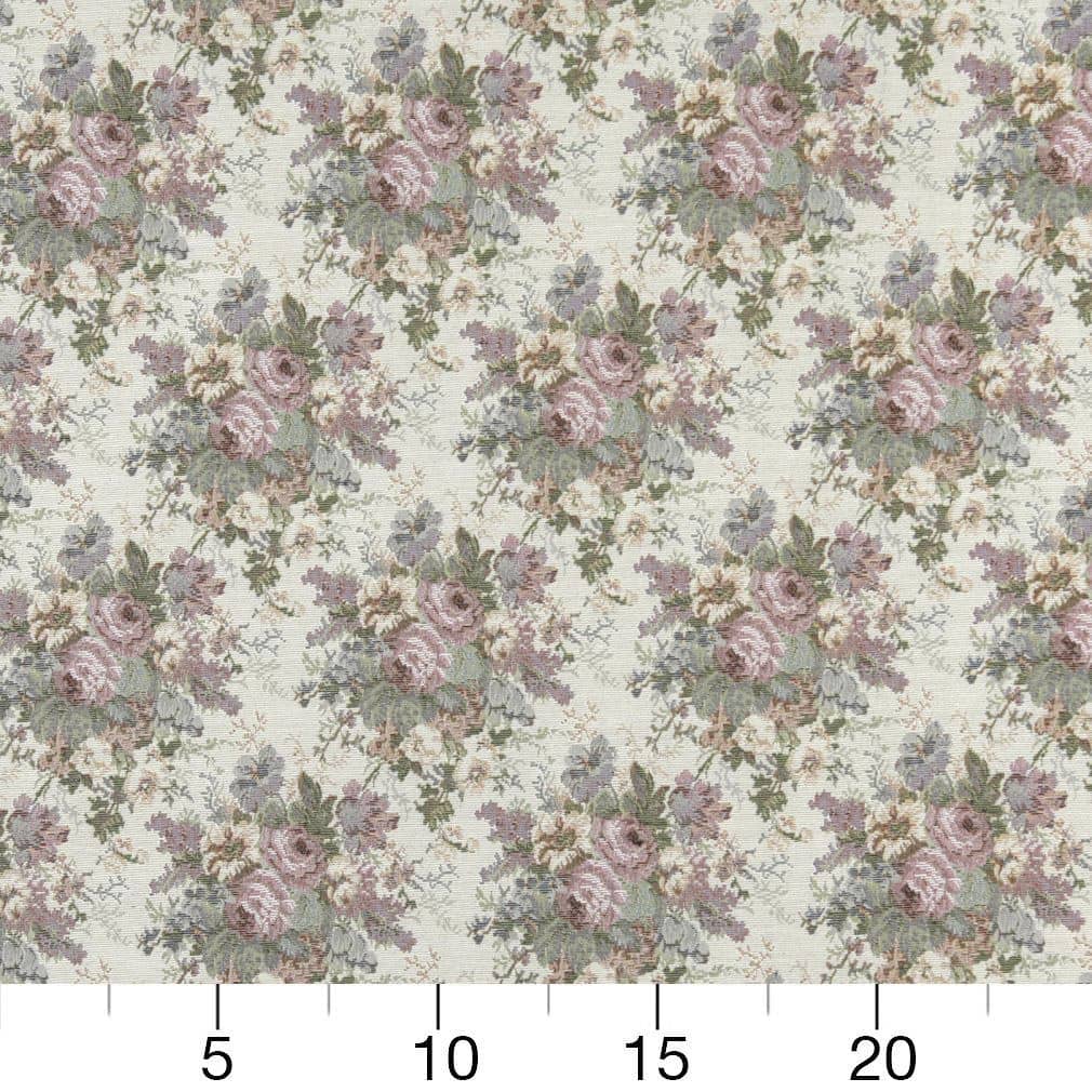 D2050 Floral Vintage Pink,Purple Charlotte Fabrics