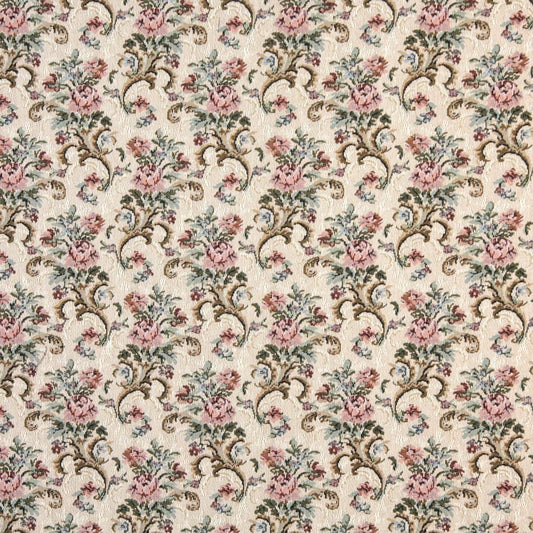 D2055 Floral Rose Mist Pink Charlotte Fabrics