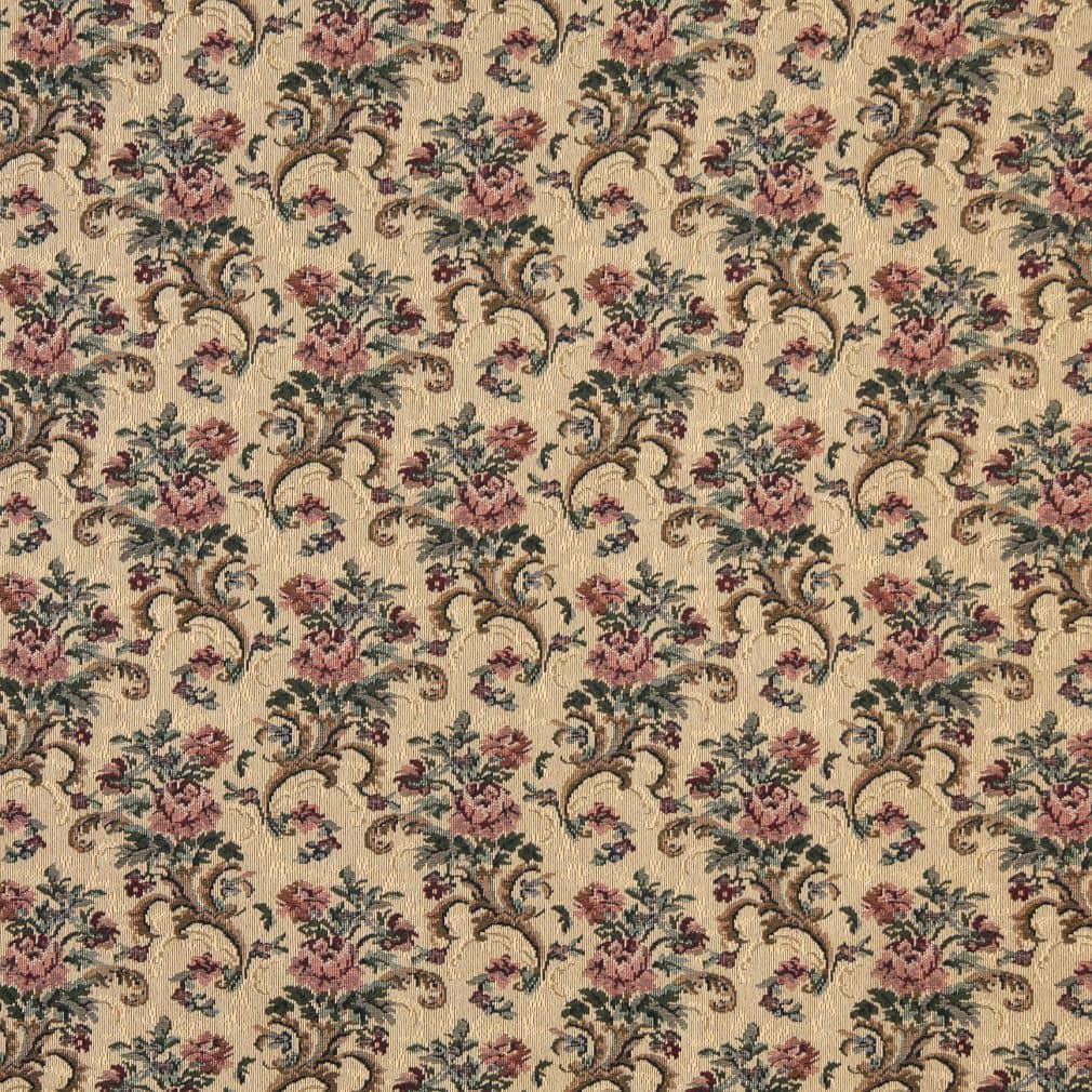 D2056 Floral Spice Pink Charlotte Fabrics