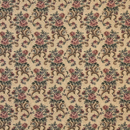 D2056 Floral Spice Pink Charlotte Fabrics
