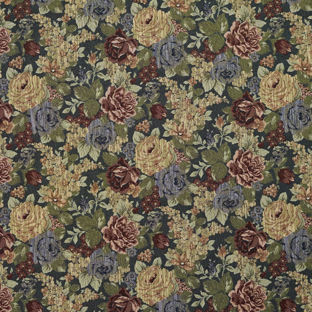D2068 Floral Aloe Green Charlotte Fabrics
