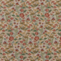 D2069 Floral,Tropical & Botanical Poppy Green,Red & Burgundy Charlotte Fabrics