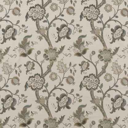 D2072 Floral Celadon Green Charlotte Fabrics