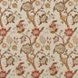 D2073 Floral Rose Coral & Peach,Orange & Rust Charlotte Fabrics