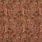 D2076 Paisley Adobe Phoenix Brown,Red & Burgundy Charlotte Fabrics