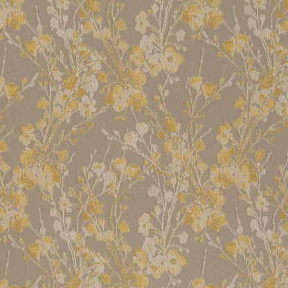 D2079 Floral Goldenrod Gold & Yellow,Grey & Silver Charlotte Fabrics
