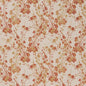 D2080 Floral Harvest Orange & Rust Charlotte Fabrics
