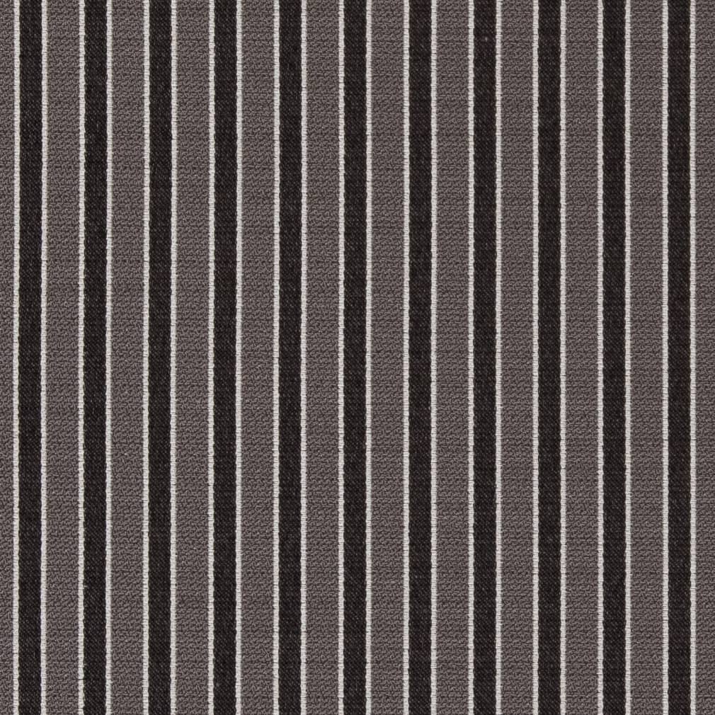 D2130 Small Scale,Stripe Charcoal Stripe Grey & Silver Charlotte Fabrics