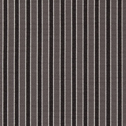 D2130 Small Scale,Stripe Charcoal Stripe Grey & Silver Charlotte Fabrics