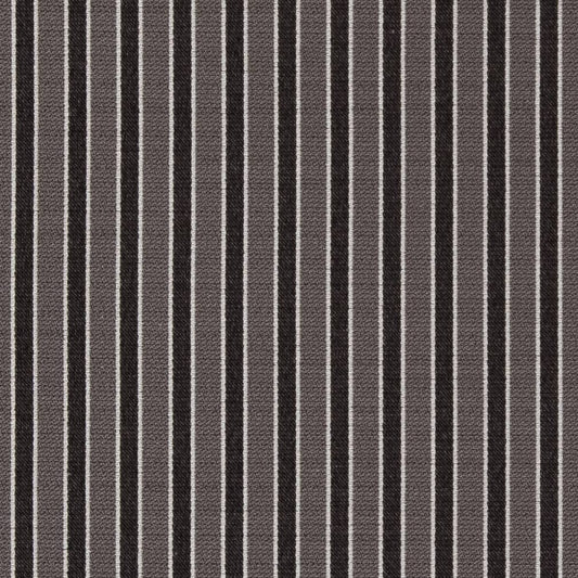 D2130 Small Scale,Stripe Charcoal Stripe Grey & Silver Charlotte Fabrics
