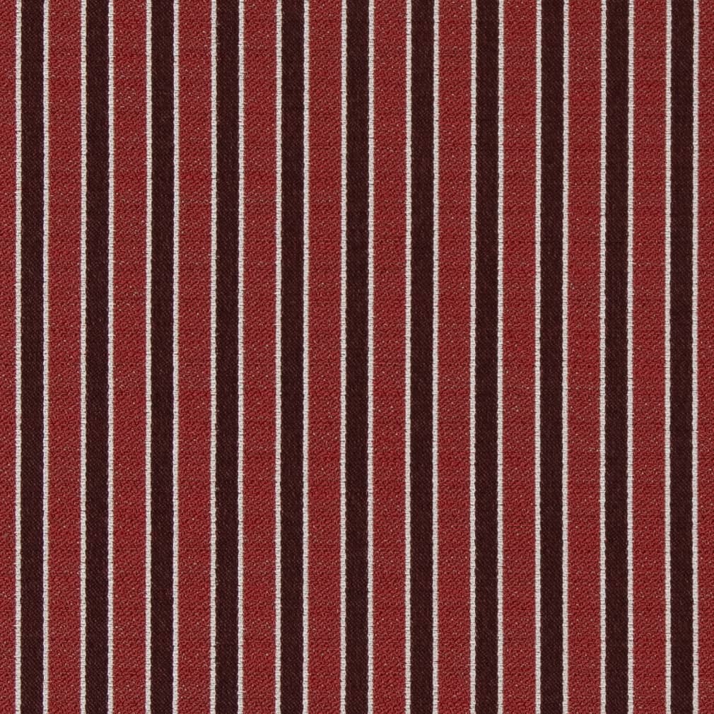 D2132 Small Scale,Stripe Ruby Stripe Red & Burgundy Charlotte Fabrics