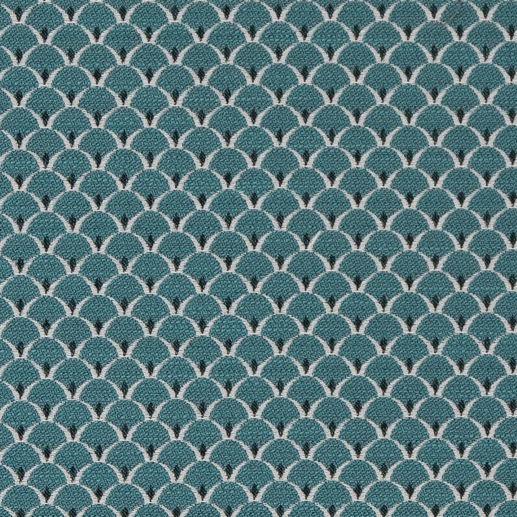 D2139 Small Scale Aqua Scales Aqua & Teal Charlotte Fabrics