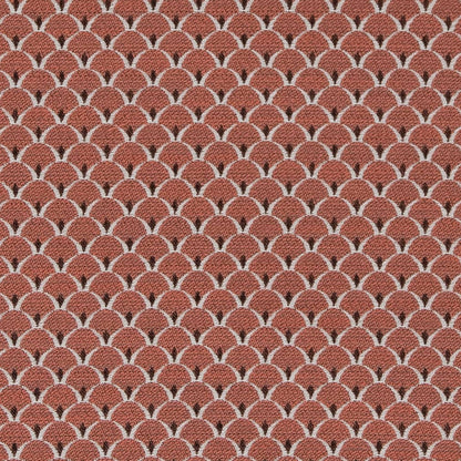 D2141 Small Scale Salmon Scales Coral & Peach Charlotte Fabrics