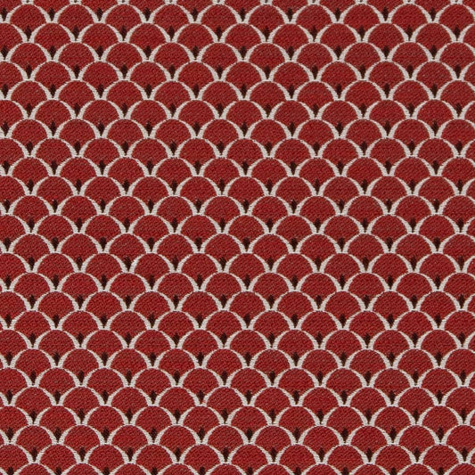 D2142 Small Scale Ruby Scales Red & Burgundy Charlotte Fabrics