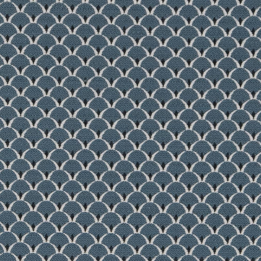 D2143 Small Scale River Scales Blue Charlotte Fabrics