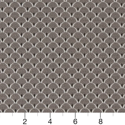 D2145 Small Scale Pewter Scales Grey & Silver Charlotte Fabrics