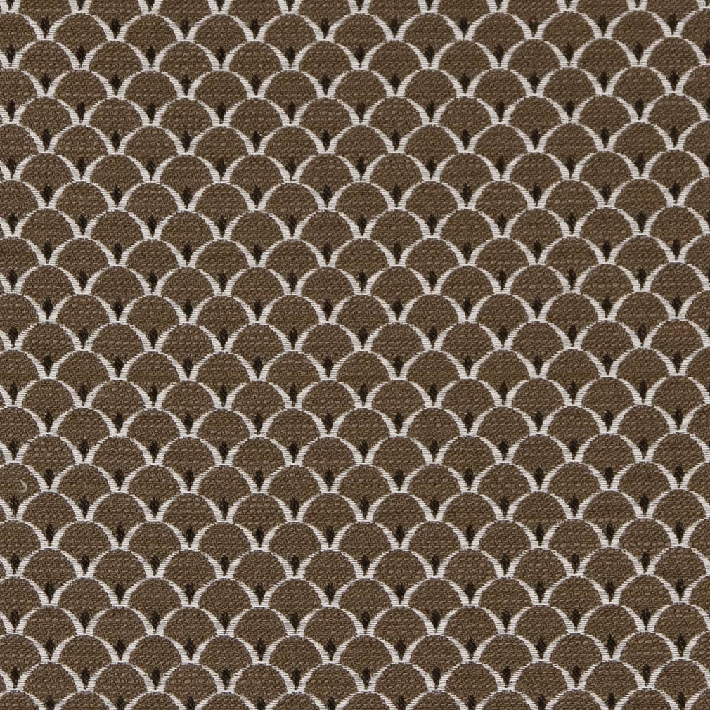 D2148 Small Scale Truffle Scales Brown Charlotte Fabrics