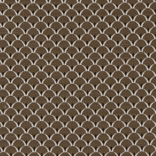 D2148 Small Scale Truffle Scales Brown Charlotte Fabrics