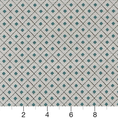 D2149 Diamonds,Small Scale Aqua Diamond Aqua & Teal Charlotte Fabrics