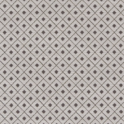 D2150 Diamonds,Small Scale Charcoal Diamond Grey & Silver Charlotte Fabrics