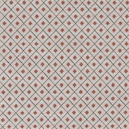 D2151 Diamonds,Small Scale Salmon Diamond Coral & Peach Charlotte Fabrics