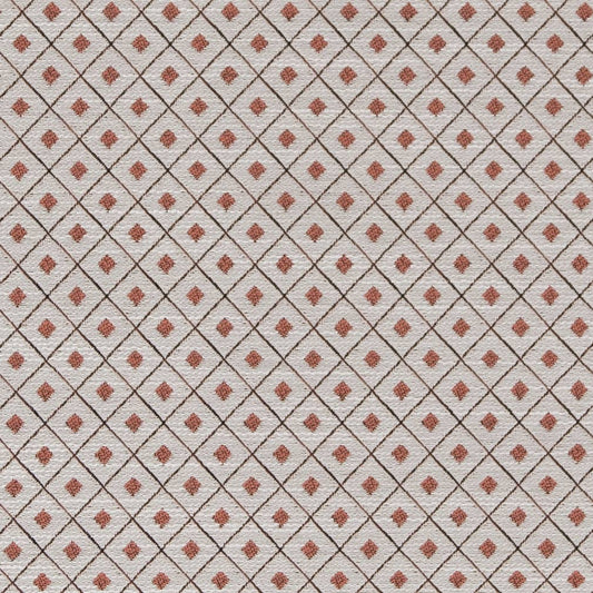 D2151 Diamonds,Small Scale Salmon Diamond Coral & Peach Charlotte Fabrics