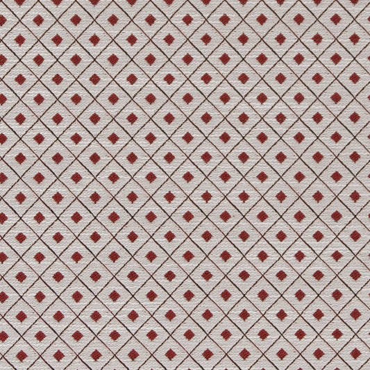 D2152 Diamonds,Small Scale Ruby Diamond Red & Burgundy Charlotte Fabrics