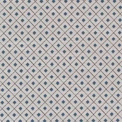 D2153 Diamonds,Small Scale River Diamond Blue Charlotte Fabrics
